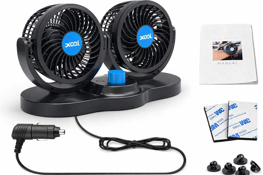 VENTILADOR PARA CARRO 2 VELOCIDADES
